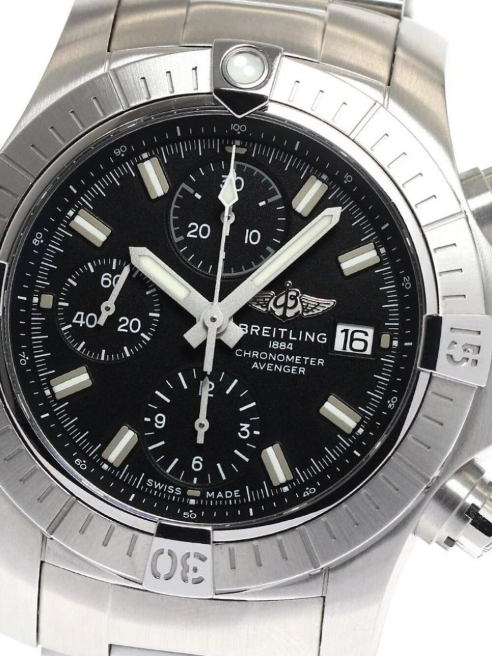 BREITLING Avenger chronograph 43 A13385 Date Automatic Men's Watch_893911